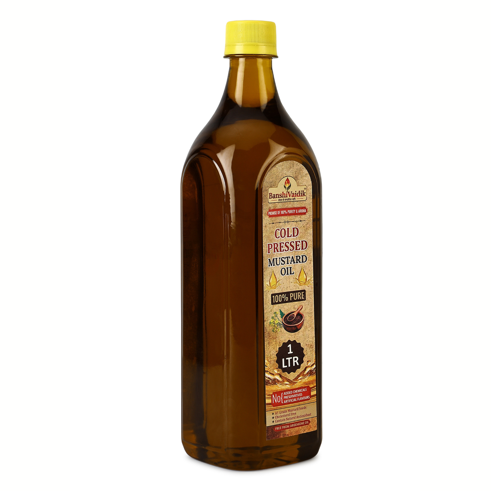 Black Cold Pressed Mustard Oil (Kali Sarson)